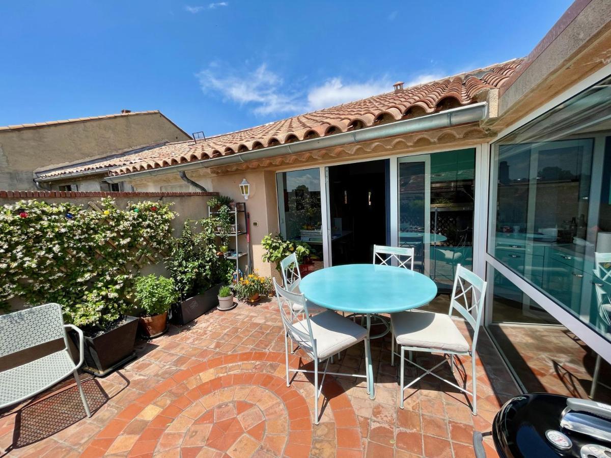 L'Atypique - T3 Grande Terrasse, Bbq Vue Et Cheminee Apartment Avignon Exterior photo