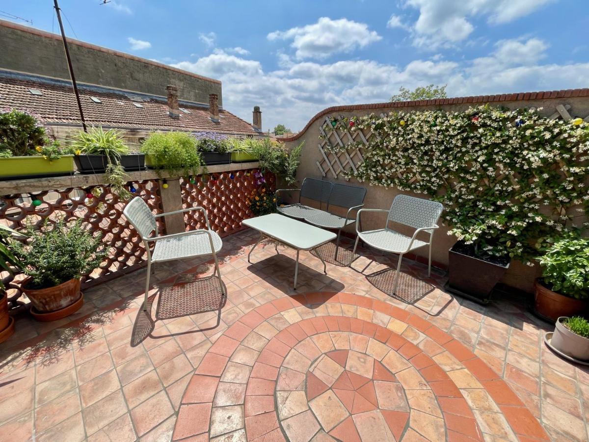 L'Atypique - T3 Grande Terrasse, Bbq Vue Et Cheminee Apartment Avignon Exterior photo